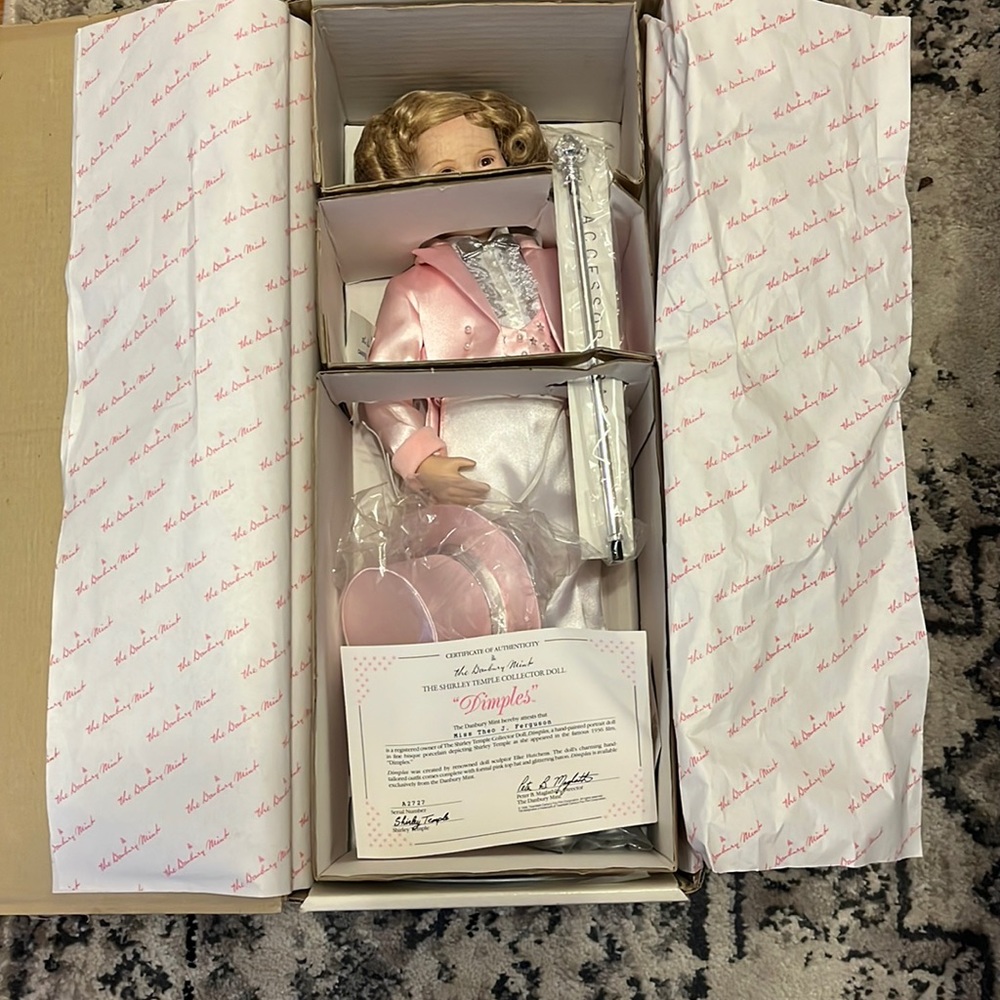 The Shirley Temple Collector Doll “Dimples” with accessories